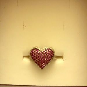 SOLD‼️ SS925* Sterling Silver Heart Ring